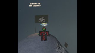 Mt Everest Climbing Roleplay roblox [upl. by Hgierb]