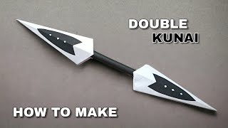 Easy Origami Tutorial Create Double Sided Kunai [upl. by Monahon53]