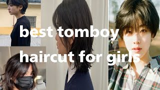 BEST haircut for tomboy girls boyish with names 🖤❤️❤️🖤 [upl. by Adiel]