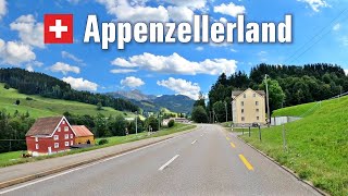 Appenzell Switzerland 🇨🇭 Scenic Drive • Road Trip through Appenzellerland 4K [upl. by Dnamron]