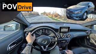 2013 Mercedes A180 W176 122hp  POV Test Drive [upl. by Raye399]