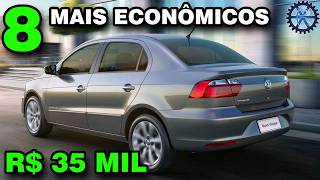 8 MELHORES CARROS ECONÔMICOS até 35 MIL REAIS para COMPRAR em 2024 [upl. by Armahs]