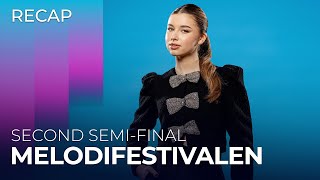 Melodifestivalen 2024 Sweden  Second SemiFinal  RECAP [upl. by Nali815]