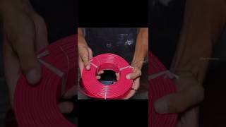 Polythene Bags to Electric Wire mechanical machine viralvideo electricwire manufacturing [upl. by Anelagna494]