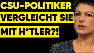 CSU Politiker Wagenknecht ist der „menschgewordene HitlerStalinPakt“ [upl. by Snyder]