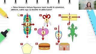 Klasa 5  Matematikë  Boshti dhe format simetrike [upl. by Akilegna761]