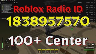 Center Roblox Radio CodesIDs [upl. by Atauqal]