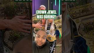 Crown Jewel reaction wwe wwecrownjewel reaction shortsfeed [upl. by Adnuhsat]