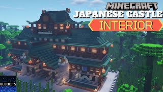 Minecraft Tutorial  How to Build the Japanese Castle Interior [upl. by Daphie]