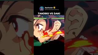 「 Tanjiros Blazing Rage vs Daki 🔥⚔️ 」 shorts DemonSlayer [upl. by Noet]