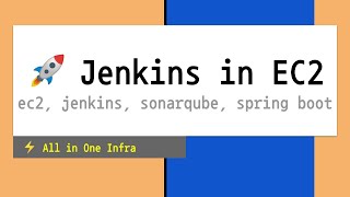 🚀 Jenkins in EC2 Cloud sonarqube spring boot [upl. by Elicia250]