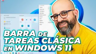 ⚙ CÓMO RECUPERAR LA BARRA DE TAREAS CLÁSICA EN WINDOWS 11  La red de Mario [upl. by Ocinom]