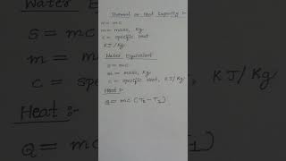 physics thermal and heat formula [upl. by Damara]