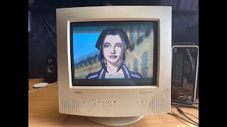 NEC MULTISYNC M500 CRT SVGA MONITOR [upl. by Narat80]