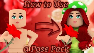 How to Use a Pose Pack Roblox Studio [upl. by Ibib104]