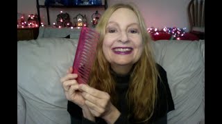 ASMR 1 Minute Combing Your Hair Comfort Relax Calm [upl. by Elinore]