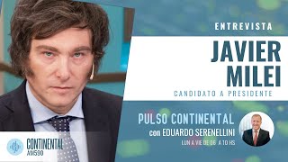 Entrevista a Javier Milei post Elecciones Generales en pulsocontinental eleccionescontinental [upl. by Sierra]