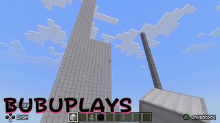 Building the tallest tower pt 1 Minecraft [upl. by Kirch327]