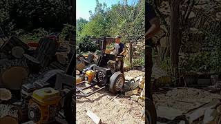 Log Splitter logsplitter firewood woodwork diy [upl. by Simpson]