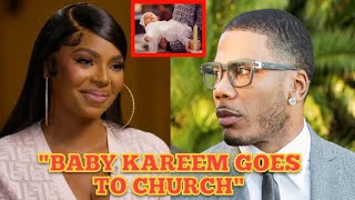 ASHANTI AND NELLY SPOTTED IN CHURCH WITH BABY KAREEM HAYNES FOR THE FIRST TIME AFTER WELCOMING BABY [upl. by Jelene]