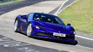 1000HP ATTACK First Nurburgring Laps in My Ferrari SF90 Stradale  WHERES SHMEE Part 21 [upl. by Asinet]