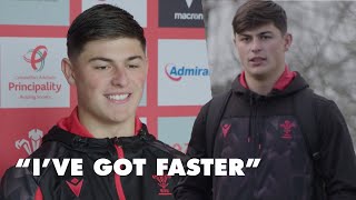 Louis Rees Zammit gives update on his speed which should worry rival rugby fans  Six Nations 2022 [upl. by Baerl]