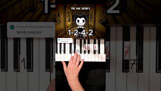 12 Bendy and the Ink Machine Song Build Our Machine Piano Tutorial shorts [upl. by Vala561]