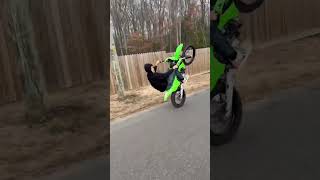 2023 KX112 Wheelies [upl. by Nosauq]