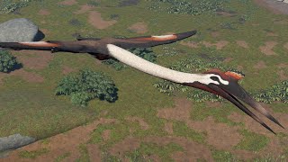 Scelidosaurus walk animation and Quetzalcoatlus V2  Prior Extinction  Please subscribe 🙏🏽👼🏽 [upl. by Snebur]