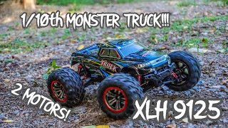 XINLEHONG 9125  SPRINT  110th Monster Truck with 2 motors [upl. by Nilsoj]