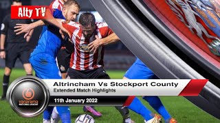 Altrincham Vs Stockport County  Extended Match Highlights  11012022 [upl. by Enoed]