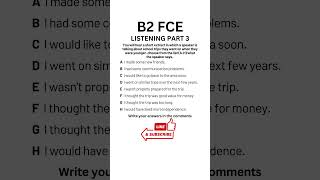 B2 First FCE Listening Practice Test 2024  Part 3 b2firstlisteningtests learningenglish fce [upl. by Gemina]