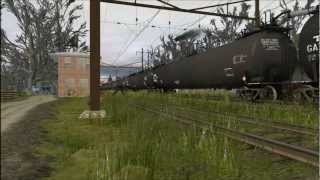 Conrail E44 on the NEC Trainz 12 [upl. by Arimat90]