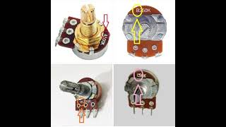 Nomenclatura de potenciômetros abertura para esquerda ou direita conexão [upl. by Atteuqahc9]