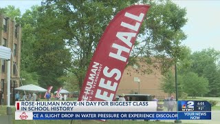 RoseHulman moves in biggest class ever [upl. by Garth]