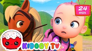 Horsey Horsey Dont You Stop More By KidooyTv Nursery Rhymes for Kids Children [upl. by Neelia241]