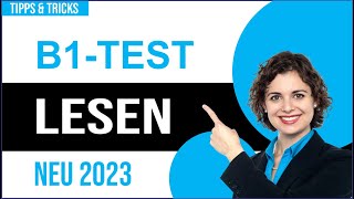 GAST  B1 Prüfung  Lesen  GAST DTZ 2023 TEST  B1 Prüfung Lesen  Tipps  Beispiele [upl. by Asiak]