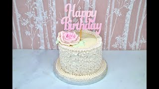 ROLLED BUTTERCREAM RECIPE  Karen Davies Sugarcraft  Cake Decorating  Tutorial  Cake Moulds [upl. by Celtic]