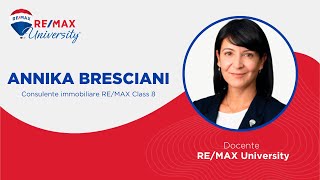 Limportanza della FORMAZIONE REMAX Italia  Annika Bresciani REMAX Class 8 [upl. by Prudie]