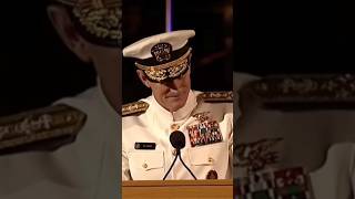 Admiral Mcraven  First task of the day admiralmcraven makeyourbed motivation [upl. by Sihtnyc]