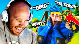 NINJA VS quotTHE WORST TEAM IN FORTNITEquot [upl. by Tzong]