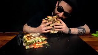 Chicken Pesto Sandwich Quick amp Easy Recipe [upl. by Ynehteb948]