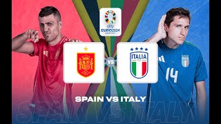 Spain vs Italy Euro Cup 2024 2 Early Goals Show World Class Entertainment🤯💯euro2024 spain italy [upl. by Aniv]