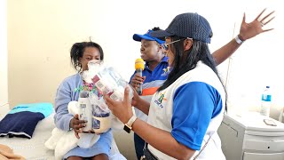 Tete Tilder Miss P and Steve Vickers surprise mothers at Mbuya Nehanda Maternity Ward [upl. by Malcom262]