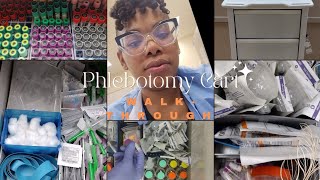 Whats inside a Phlebotomy Cart phlebotomist [upl. by Kegan551]