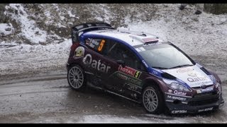 Evgeny Novikov quot Show quot Rallye Monte Carlo 2013 Ford Fiesta RS WRC [upl. by Bullivant]