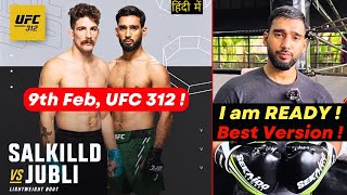 BREAKING  Anshul Jubli🇮🇳 vs Quillan Salkilld🇦🇺 UFC 312  Fight REACTION and BREAKDOWN in Hindi [upl. by Naleek]