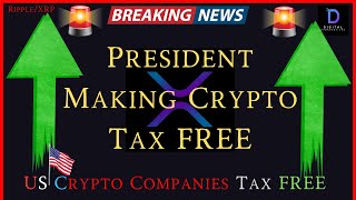 RippleXRP President US Crypto Companies amp Cryptocurrency  TAX FREE [upl. by Euqinom]