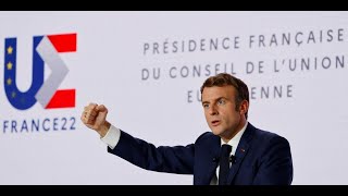 Présidence de lUE  «Je gouvernerai jusqu’au dernier quart d’heure» affirme Macron [upl. by Winola382]