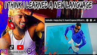 AMERICAN DREADHEAD Q REACT TO Sarkodie  Happy Day ft Kuami Eugene  EP4 SARKODIE MARATHON [upl. by Lucinda]